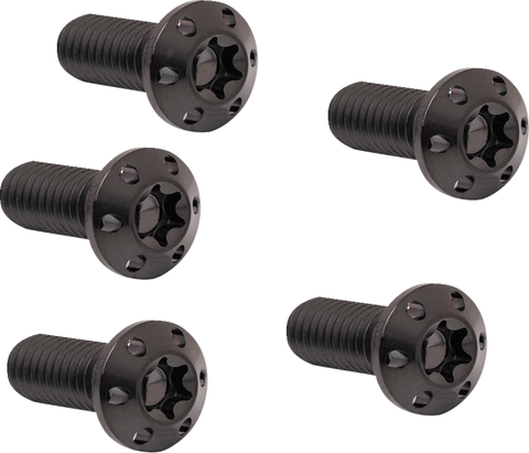 Bolt Kit - Holeshot/Brake Rotor/Front - Hub Mount - Black - 5/16"-18 x 7/8" - 5 Pack