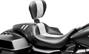 Outcast Daddy Long Legs Seat - Full-Length - w/o Backrest - Black w/White Double Diamond - FL
