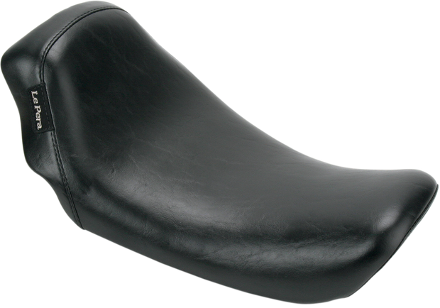 Bare Bones Solo Seat - Smooth - Black - Dyna &