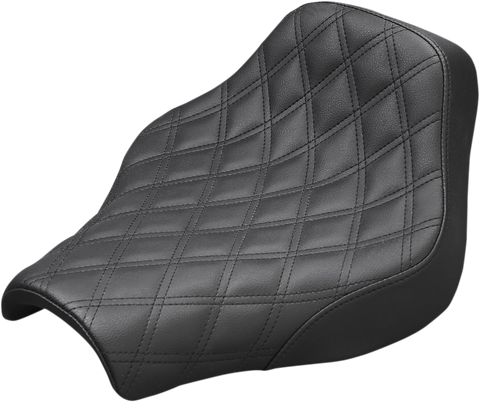 Renegade Solo Seat - Lattice Stitched - Black - FX &