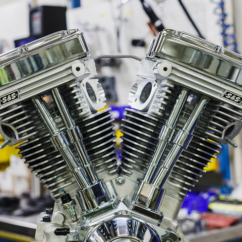 V111 Long-Block Engine- Natural - 84-&