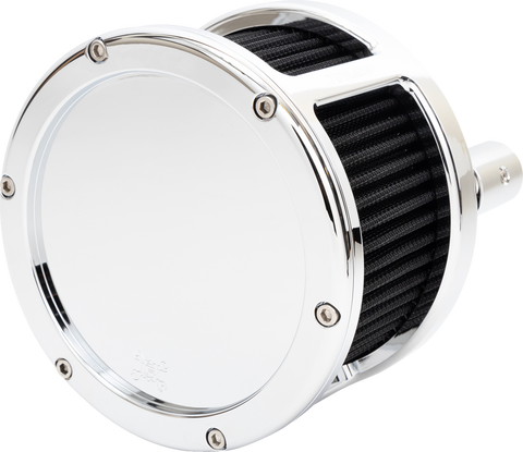 BA Race Series Air Cleaner Kit - Chrome - Black Filter