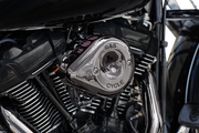 Stealth Mini Teardrop Air Cleaner - M8 - Lava Chrome