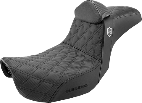 Pro Series SDC Performance Seat - w/ Backrest - Lattice Stitch/Lumbar Gripper - FLD/FXD &