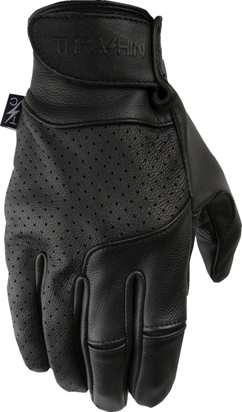 Siege Leather Gloves - Black - Medium