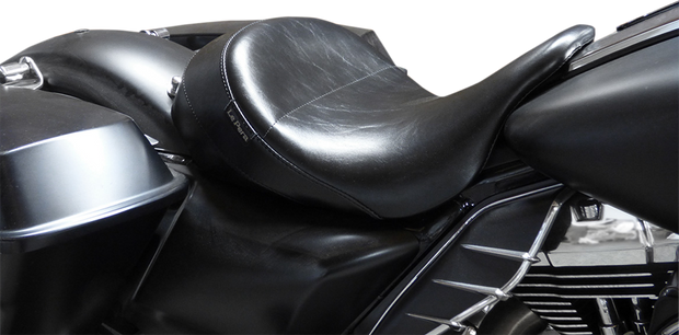 Aviator Up Front Solo Seat - Smooth - Black - FL &