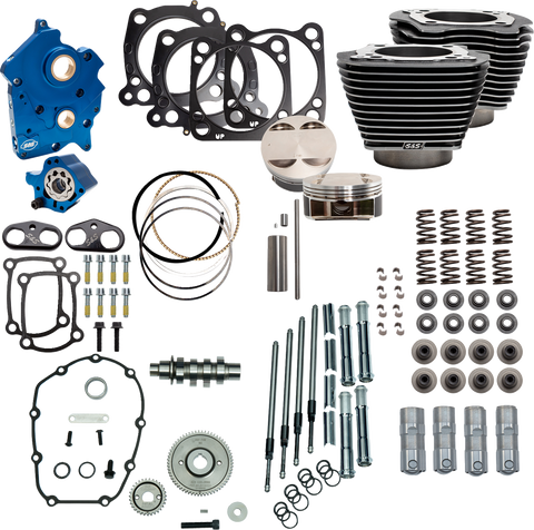 Power Pack - 4.500" Stroke - Water Cooled - Black Granite w/Highlights - M8
