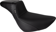 Kickflip Daddy Long Legs Low Rider Seat - Basket Weave - Black - FL/FX '18-'24