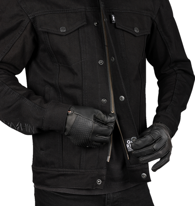 Highway v2 Denim Riding Jacket - Black - Medium