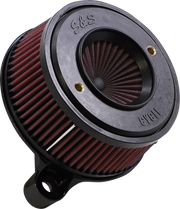Air Stinger Stealth Air Cleaner Kit - Black Chrome Ring