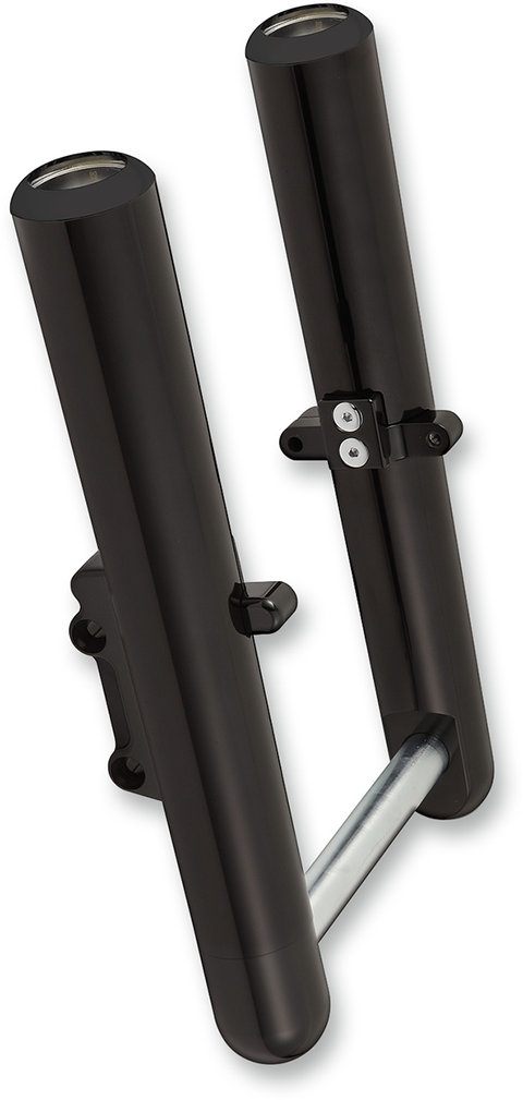 Fork Legs - Black Anodized - Hot Legs - Custom Single Disc - Smooth - &