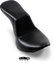 Daytona 2-Up Seat - Without Backrest - Smooth - Black - FX/FL '18-'23
