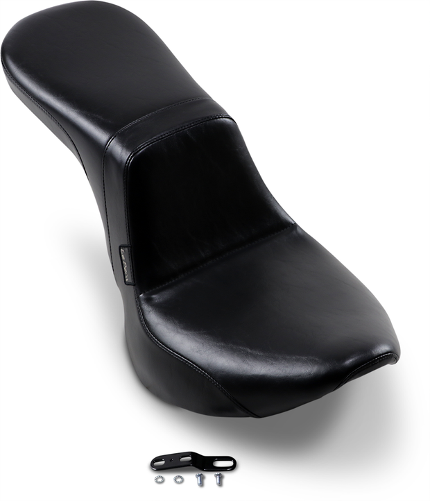 Daytona 2-Up Seat - Without Backrest - Smooth - Black - FX/FL &