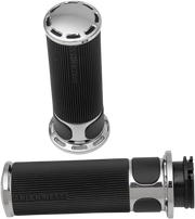 Slot Track Grips - Cable - Chrome