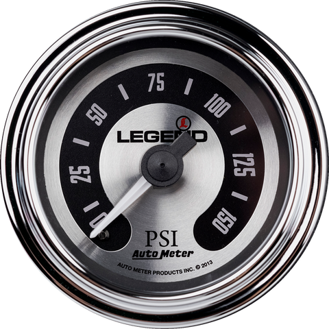 Fairing Mounted LED Backlit PSI Gauges - Spun Aluminum