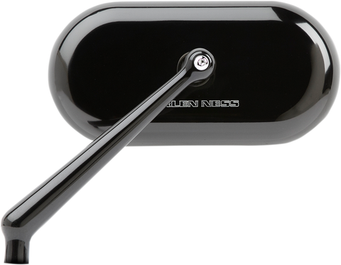 Mirror - Side View - Oval - Black - Left