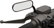 Mirror - Micro - Mini - Side View - Oval - Black - Left