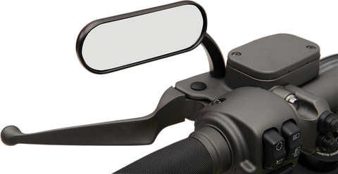 Mirror - Micro - Mini - Side View - Oval - Black - Left
