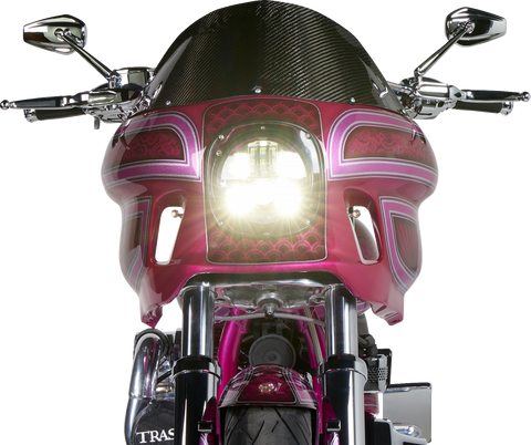 Mirror - Mini/Stocker - Side View - Hexagon - Chrome - Left