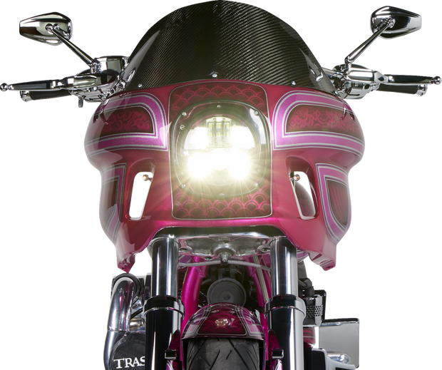 Mirror - Mini/Stocker - Side View - Hexagon - Chrome - Left