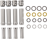 Pushrod Tube Cover Kit - 10 Gauge® - Chrome - M8