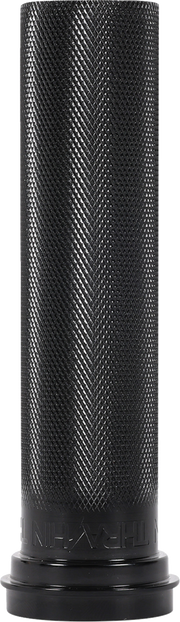 Throttle Tube - Knurled - 1" - TBW - Black