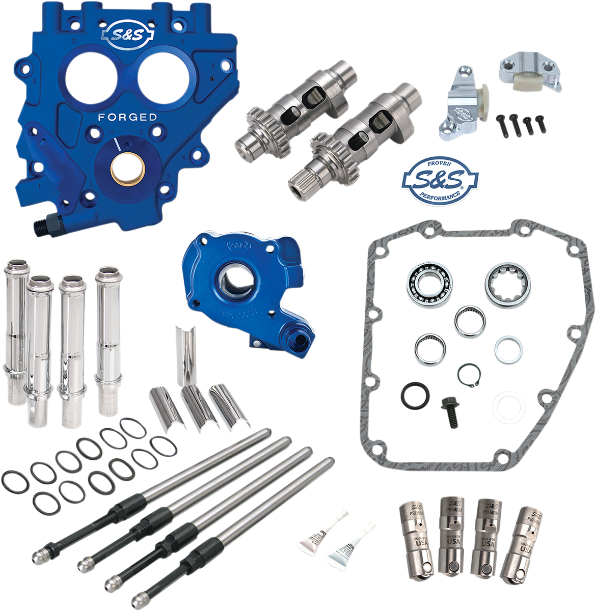 Cam Chest with Plate Kit - 585CE - Easy Start Cams - Twin Cam ...