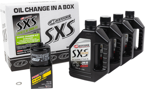 SXS Synthetic Oil Change Kit - Kawasaki Teryx - 5W40