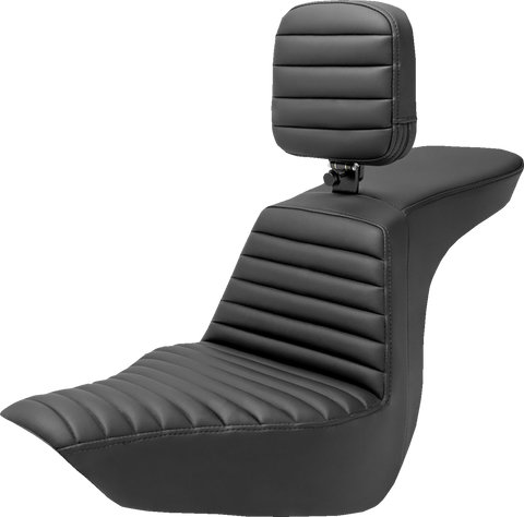Tour Step-Up Seat - Rider Backrest - Tuck-n-Roll - FLSB/FXLR &