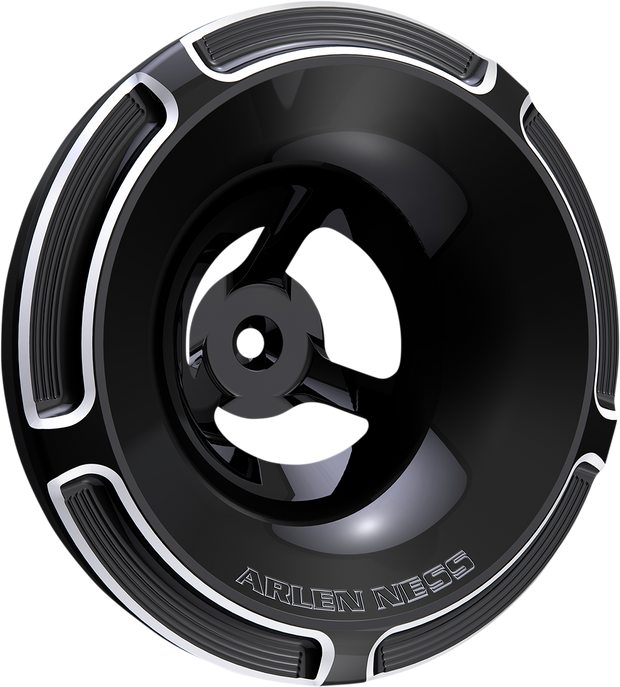 Velocity Air Cleaner Cover - Beveled - Black