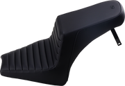 Step-Up Seat - Front Tuck-n'-Roll/Rear Smooth - Black - Scout Bobber