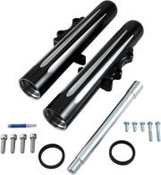 Fork Legs - Black Anodized - Deep Cut - Dual Disc