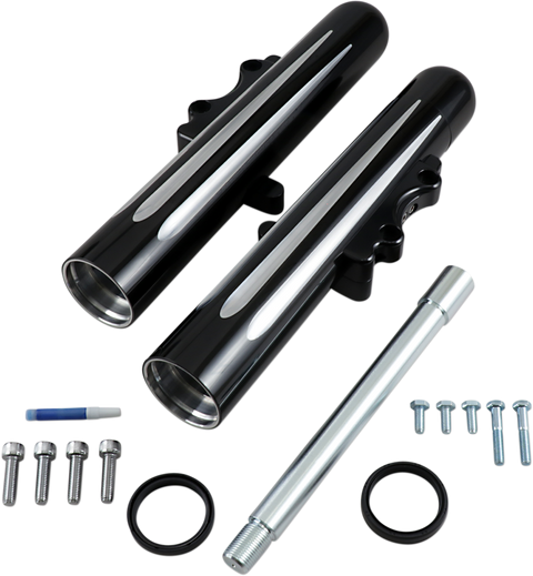 Fork Legs - Black Anodized - Deep Cut - Dual Disc