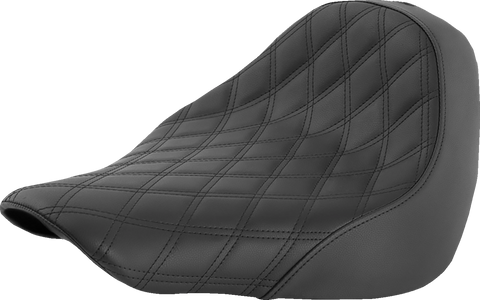 Renegade Solo Seat - Lattice Stitched - Black - FL/FX &