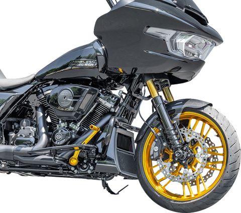 Front Fender - Cafe - 19" - Carbon Fiber/Black