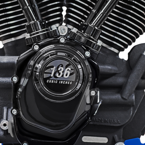 MK136 Black Edition Engine - Oil Cooled - 49 State - M8 Touring