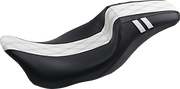Outcast Daddy Long Legs Seat - Full-Length - w/o Backrest - Black w/White Double Diamond - FL