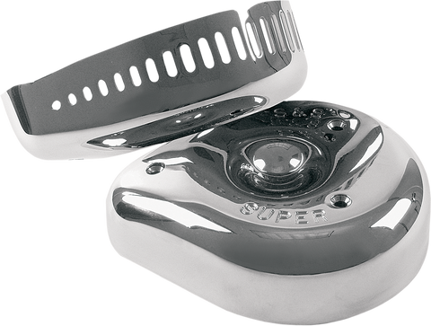 Slasher Air Cleaner Cover - Chrome