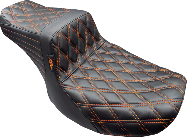 Tailwhip Seat - Burnt Orange Double Diamond Stitch - FLH/FLT -&