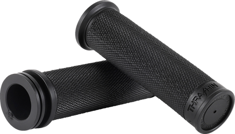 Moto Grips - 1" - Slim - Black