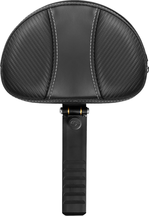 Backrest - Dominator - Carbon Fiber w/ Gray Stitching - XL &