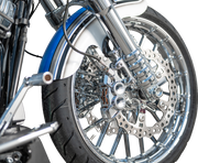Fork Legs - 49 mm - Chrome - For Factory Brake Caliper