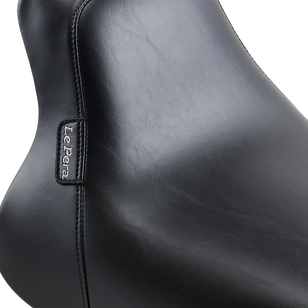 Bare Bones Solo Seat - Smooth - Black - Softail &