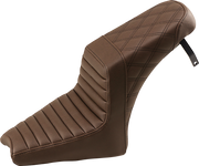 Step-Up Seat - Front Tuck-n-Roll/Rear Lattice Stitch - Brown - Scout '18-'24