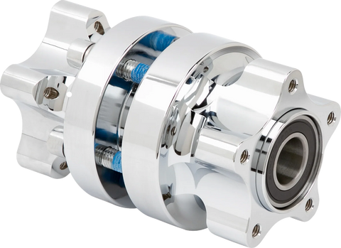 Front Hub - Cartridge - Chrome - Kit - Softail Low Rider S/ST/El Diablo