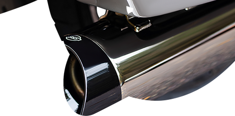 4-1/2" MK45 Performance Slip-On Mufflers - Lava Chrome - 50-State