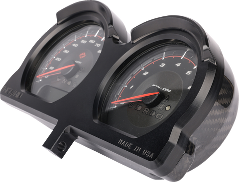 Gauge Relocation Kit - Black