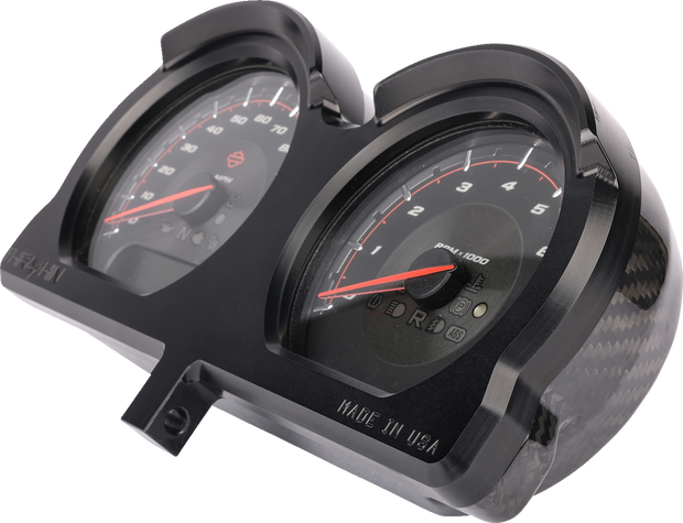 Gauge Relocation Kit - Black