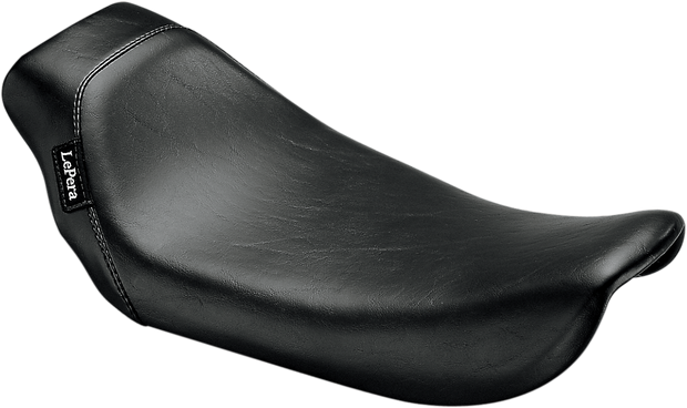 Bare Bones Solo Seat - Smooth - Black - FXDWG &
