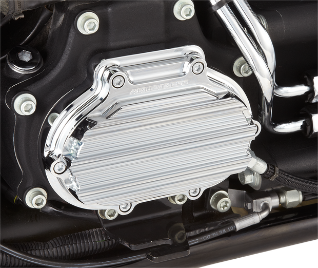 Transmission Side Cover - Cable - Chrome - Big Twin